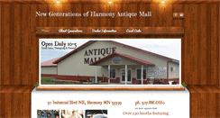 Desktop Screenshot of generationsofharmony.com